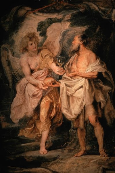 P.P. Rubens, Elias og engelen av Peter Paul Rubens