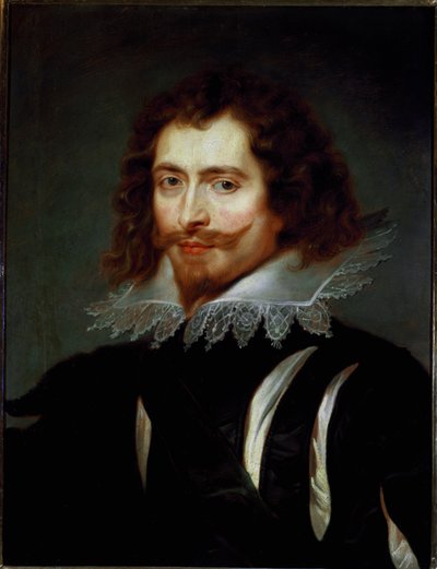 Portrett av George Villiers (1592-1628) Hertugen av Buckingham Maleri av Pierre Paul (Pierre-Paul) Rubens (eller Peter Paul eller Petrus Paulus) (1577-1640) Søn. 65x50 cm Palazzo Pitti, Galleria Palatina Firenze av Peter Paul Rubens