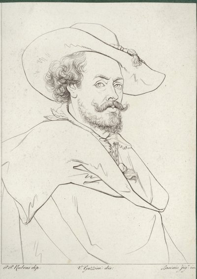 Portrett av Peter Paul Rubens av Peter Paul Rubens