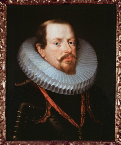 Portrett av en flamsk herre med ruff (olje på lerret) av Peter Paul Rubens