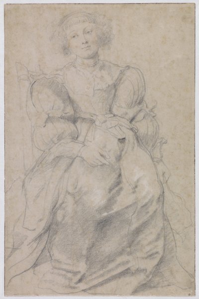 Portrett av Hélène Fourment av Peter Paul Rubens