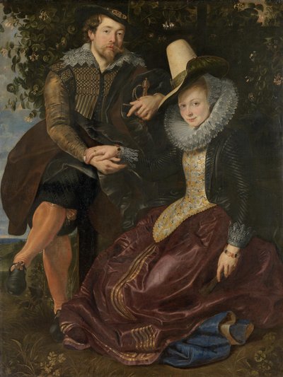 Rubens og Isabella Brant i kaprifollysthus av Peter Paul Rubens