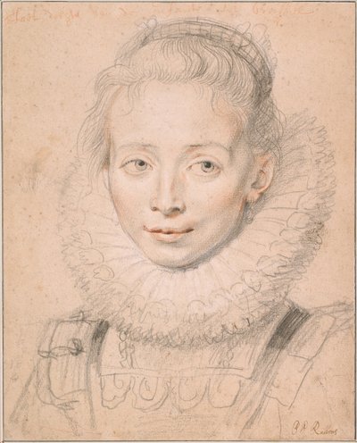 Rubenss datter Clara Serena Så kalt Maid of Honor of Infanta Isabella, ca. 1623 av Peter Paul Rubens