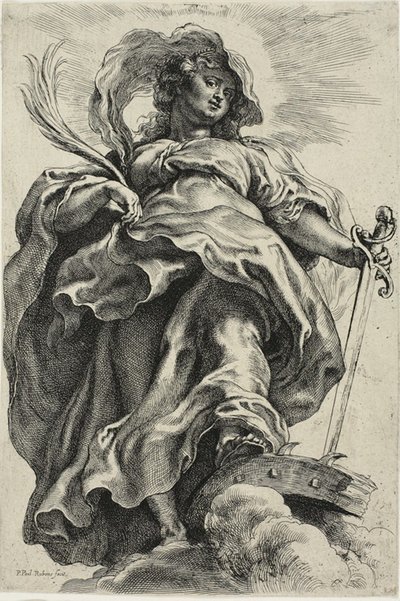 Den hellige Katarina av Alexandria av Peter Paul Rubens