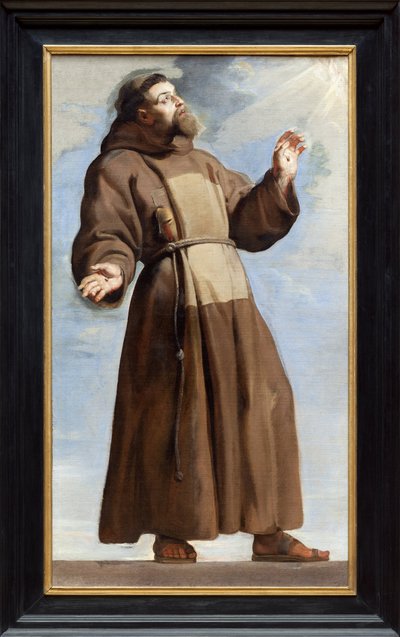 Saint Francois in Estasy (olje på lerret) av Peter Paul Rubens