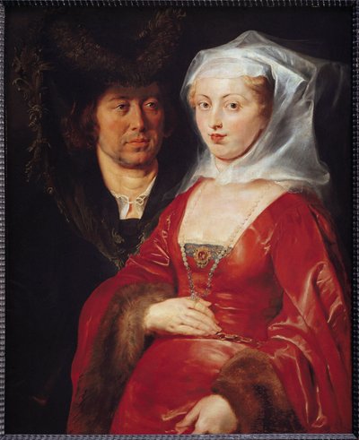 Saint Pepin de Landen og hans datter Saint Begge (maleri av Peter Paul Rubens