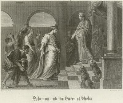 Salomo og dronningen av Saba av Peter Paul Rubens