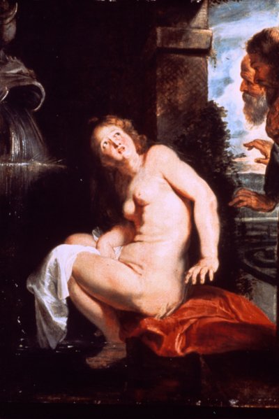 Susanna og de eldste, c1614 av Peter Paul Rubens