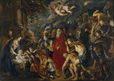 The Adoration of the Magi, 1610-1620-årene av Peter Paul Rubens