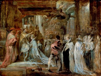 Kroningen av Marie de Medici, 1622. av Peter Paul Rubens