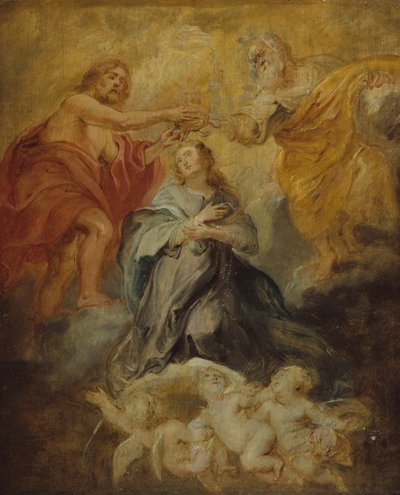 Jomfruens kroning, ca. 1632-33. av Peter Paul Rubens