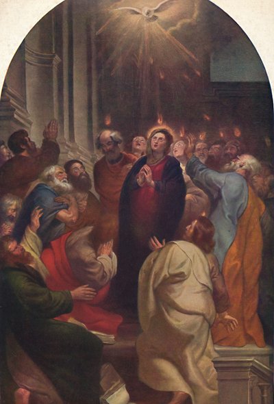 Den hellige ånds nedstigning, 1619, 1914. av Peter Paul Rubens