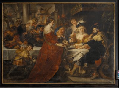 Herodes høytid. Salome bringer hodet til døperen Johannes på en lader av Peter Paul Rubens