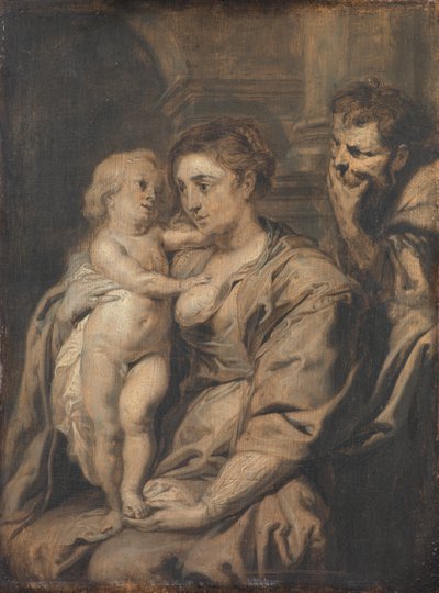 Den hellige familie av Peter Paul Rubens