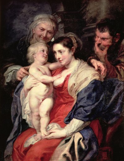 Den hellige familie med St. Anne av Peter Paul Rubens