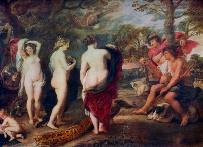 The Judgment of Paris, c1635-1638, 1912. av Peter Paul Rubens