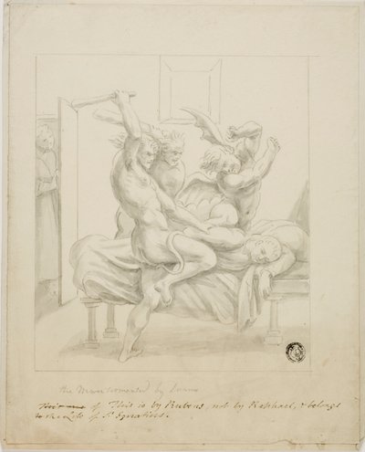 Mannen plaget av drømmer av Peter Paul Rubens