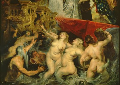 Medici-syklusen: Landstigningen til Marie de Medici i Marseilles av Peter Paul Rubens