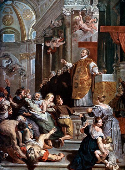 Miraklene til den hellige Ignatius Loyola, c1617-1618 av Peter Paul Rubens