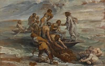 The Miraculous Draft of Fishes, 1618-1619 av Peter Paul Rubens