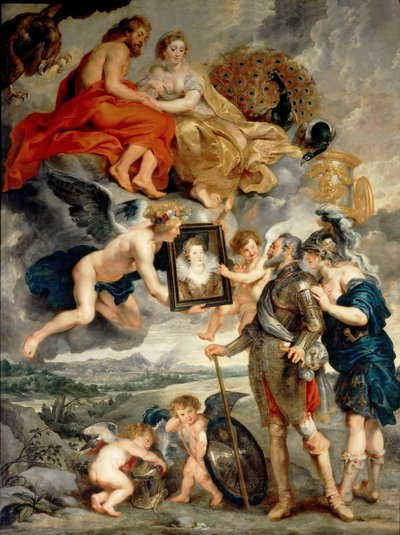 Presentasjonen av hennes portrett til Henry IV Marie de Medici-syklusen av Peter Paul Rubens