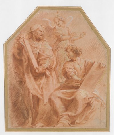 Profetene David og Daniel, ca. 1601-2. av Peter Paul Rubens
