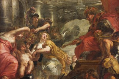 The Rubens Ceiling, Banketthuset, Whitehall, ca. 1629-34 (olje på lerret) av Peter Paul Rubens