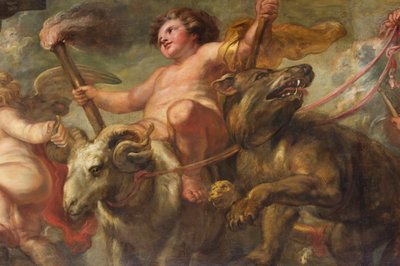 The Rubens Ceiling, Banketthuset, Whitehall, ca. 1629-34 (olje på lerret) av Peter Paul Rubens