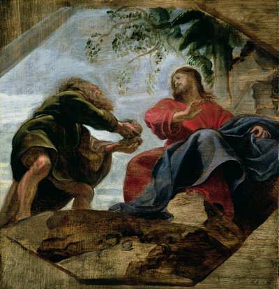 The Temptation of Christ, 1620 av Peter Paul Rubens