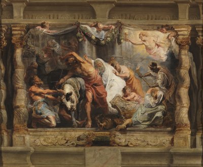Eukaristiens triumf over avgudsdyrkelse, 1625-1626 av Peter Paul Rubens