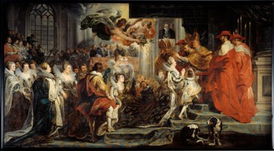 Kroningen av Maria av Medicis av Peter Paul Rubens