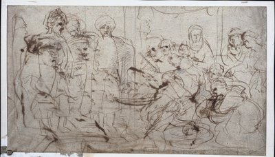 Tomyris med hodet til Cyrus (verso) av Peter Paul Rubens
