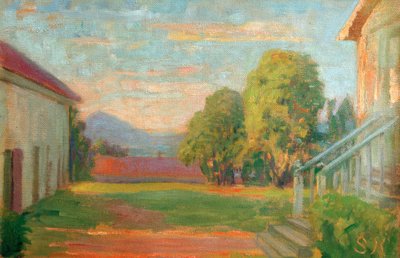Norditaliensk villa av Peder Severin Krøyer