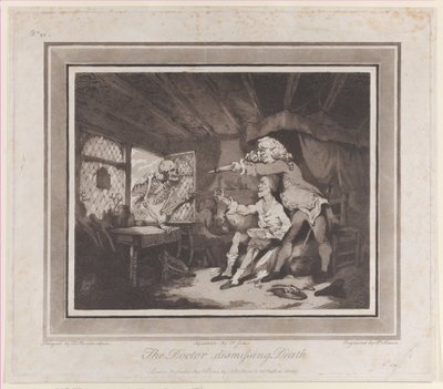 The Doctor Dismissing Death, 15. september 1785., 15. september 178 av Peter Simon