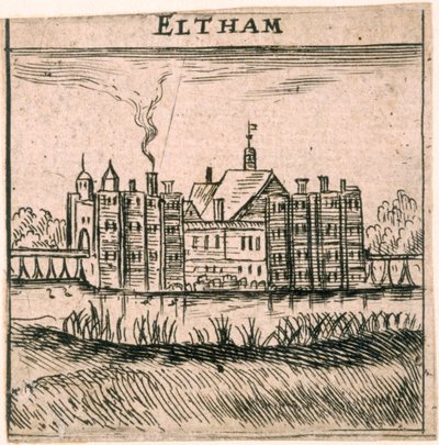 Eltham Palace, London, c1653 av Peter Stent