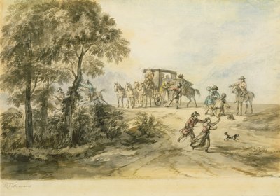 Trener og Highwayman av Peter Tillemans