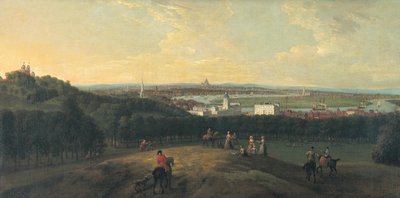 London fra Greenwich Park, 1718. av Peter Tillemans