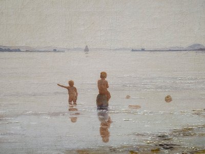 Utsikt over Roskildefjorden nær Frederikssund, Sjælland av Peter Vilhelm Carl Kyhn