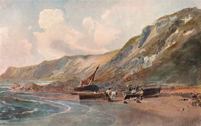 Kystscene, c1819 av Peter de Wint