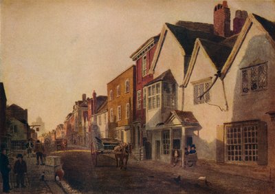 Eton High Street, 1800-tallet, 1924 av Peter de Wint