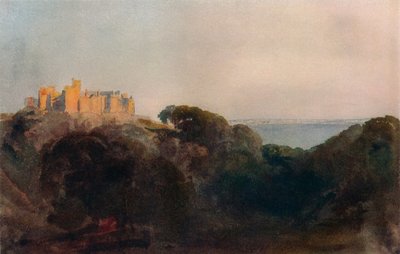 St. Donats Castle, Glamorganshire, 1924 av Peter de Wint