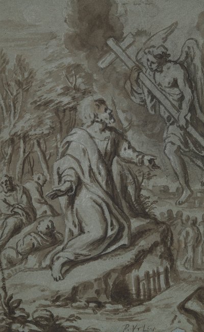 Kristus i Getsemane av Peter van Lint