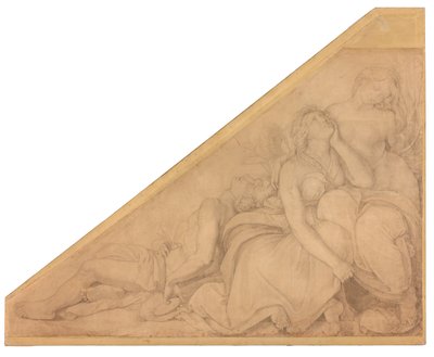 Hyakinthos, Klytia, Leukothoe, forvandlet til blomster av Peter von Cornelius
