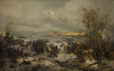 Slaget ved Krasnoi Krasny 17. november 1812, 1849 av Peter von Hess