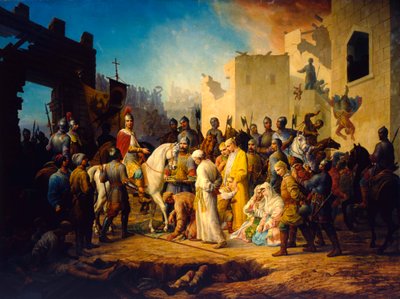Tsar Ivan IV erobret Kazan i 1552, 1894 av Petr Mikhailovich Shamshin