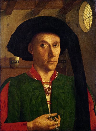 Edward Grimston (olje på tre) av Petrus Christus