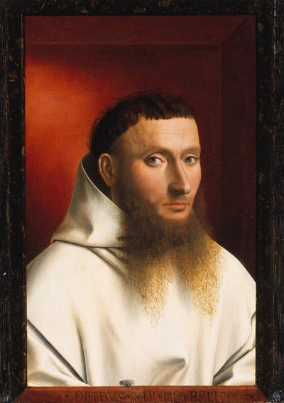 Portrett av en karteuser av Petrus Christus