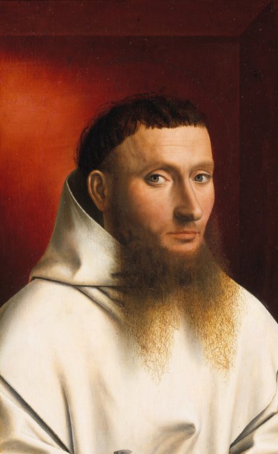 Portrett av en karteuser, 1446. av Petrus Christus