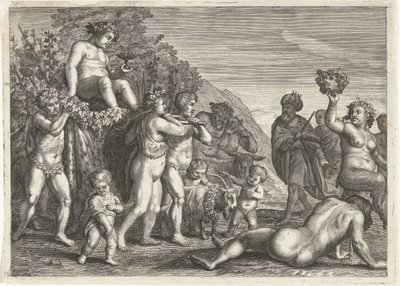 Triomf van Bacchus av Petrus Clouwet (possibly)