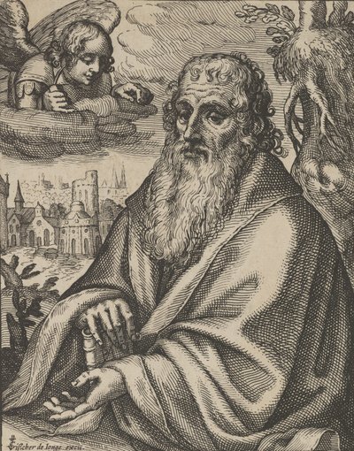 Matthew, fra The Four Evangelists, 1610-20. av Petrus Feddes